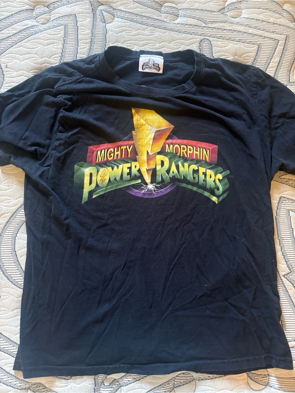 Mighty Morphin Power Rangers Graphic Tee - Black